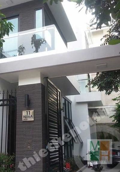 Thi công nội thất đồ gỗ óc chó tại Cầu Giấy - Mr. Nam 