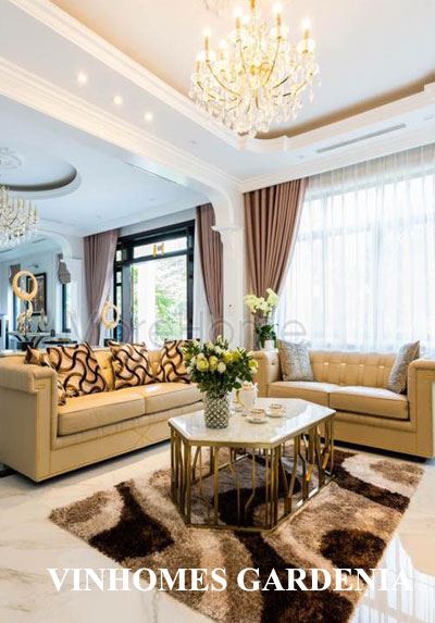 Thi công nội thất trọn gói biệt thự Vinhomes Gardenia cao cấp