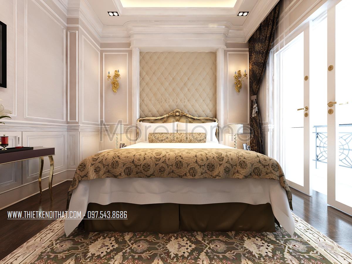 Thiết kế nội thất Vinhomes Riverside phong cách tân cổ điển
