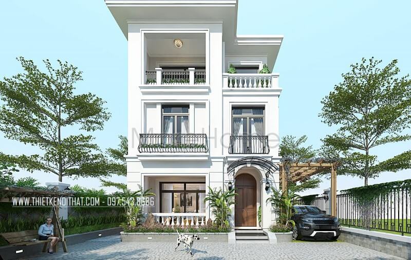 Thiết kế nội ngoại thất biệt thự Hà Nội