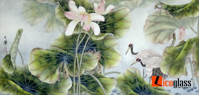 Lựa chọn tranh kính phòng khách đẹp và độc đáo